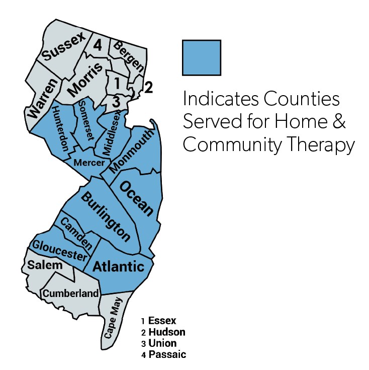 NJ counties served